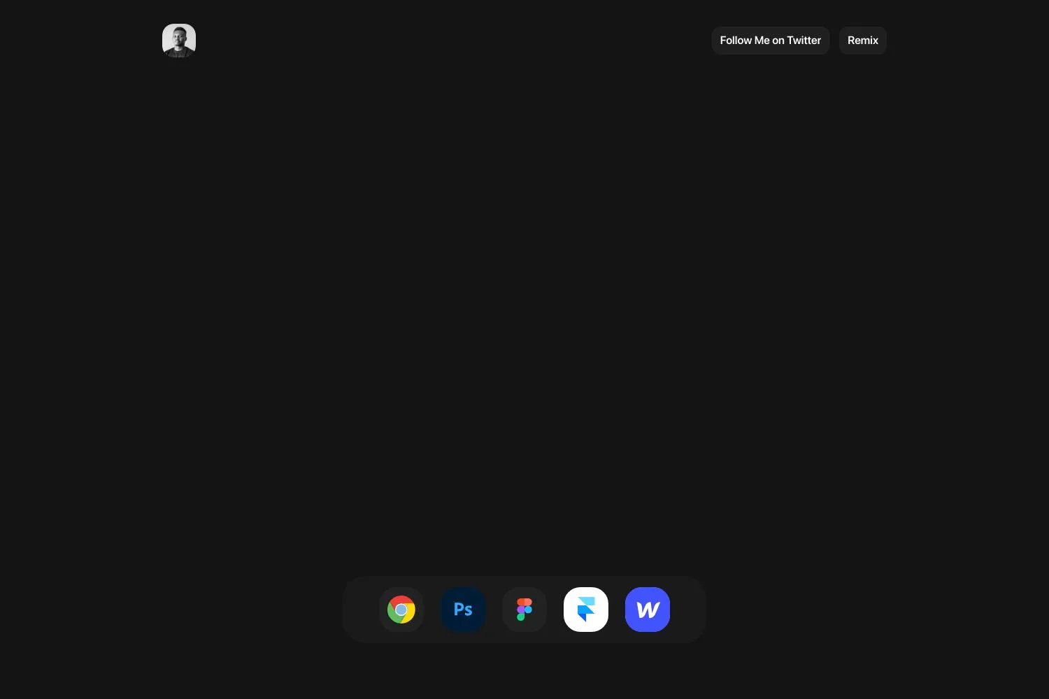 Apple Dock - HyperFramer