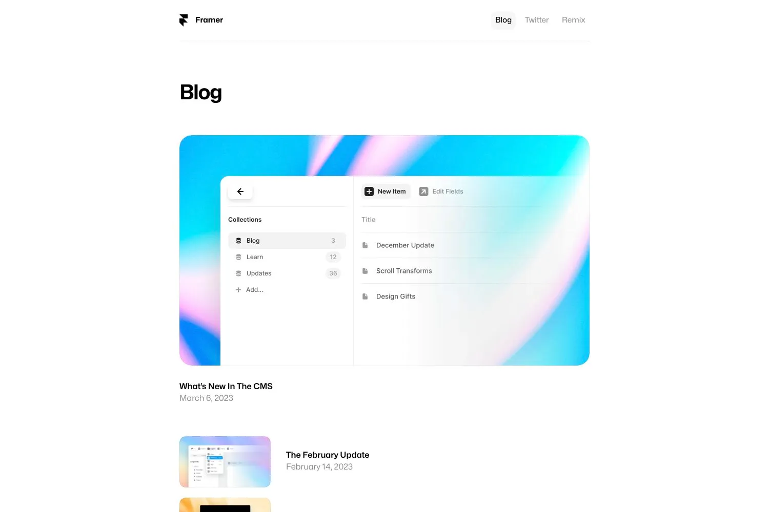 Blog ??? Themes - HyperFramer