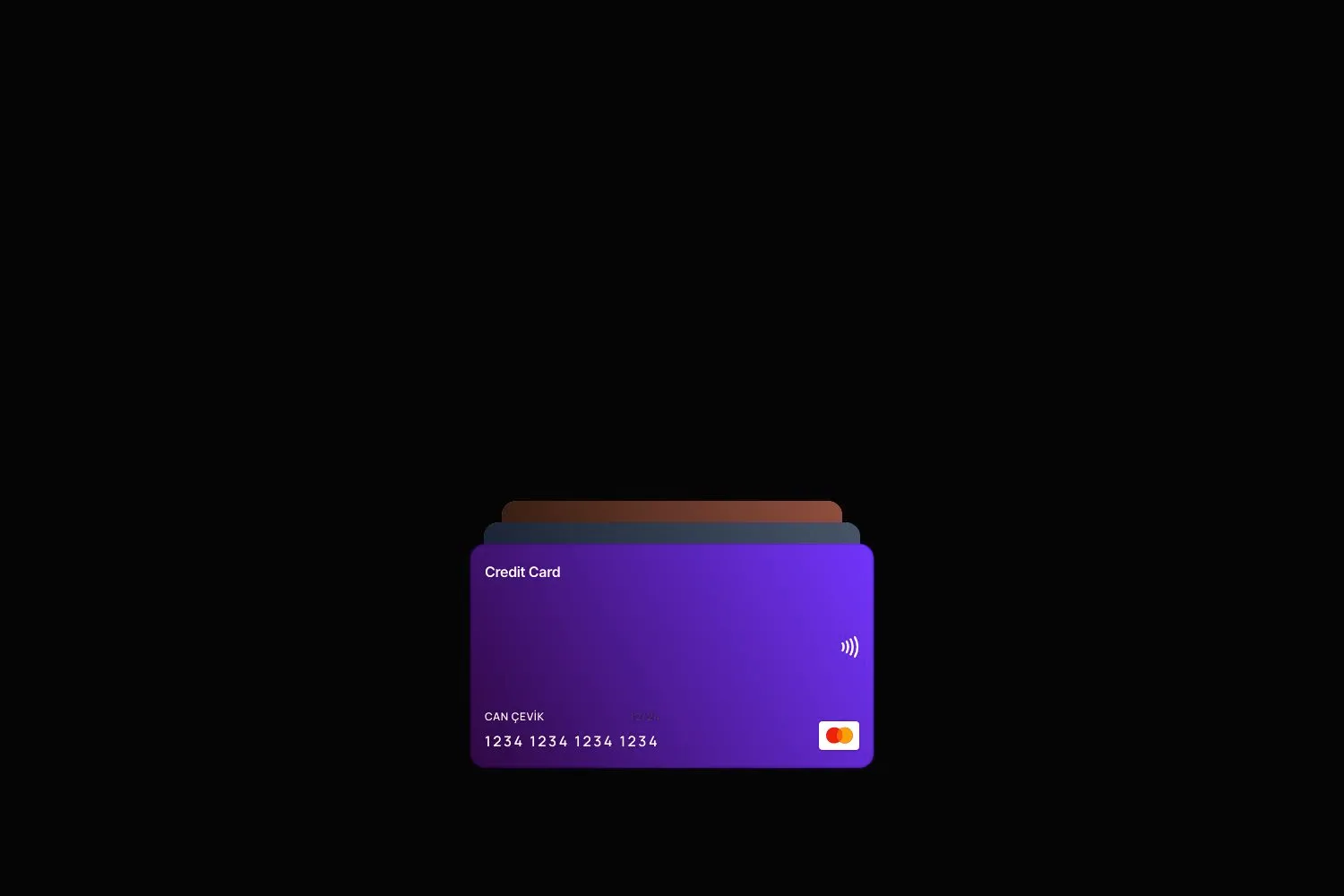 Credit Card Stack - HyperFramer