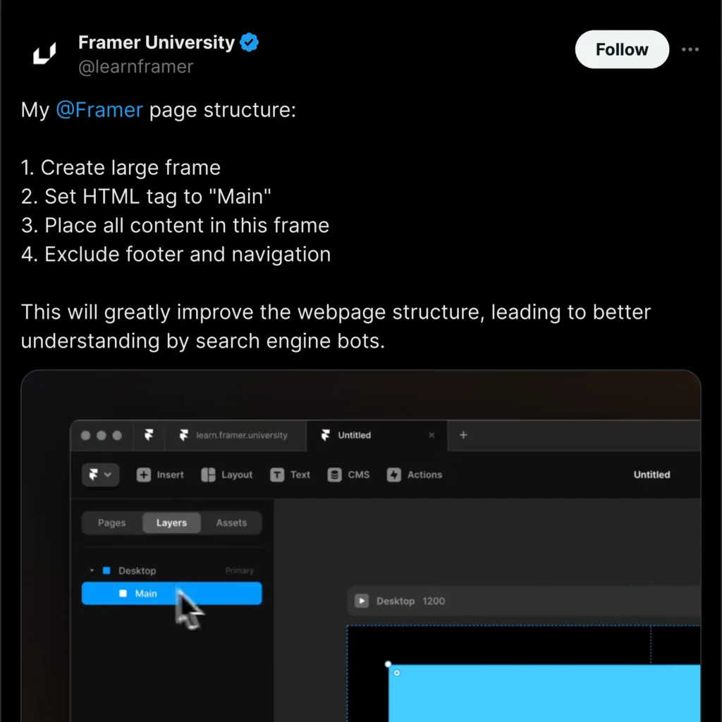 Framer University on Twitter: A vibrant graphic featuring Framer's logo and colorful illustrations, promoting learning and engagement in design.