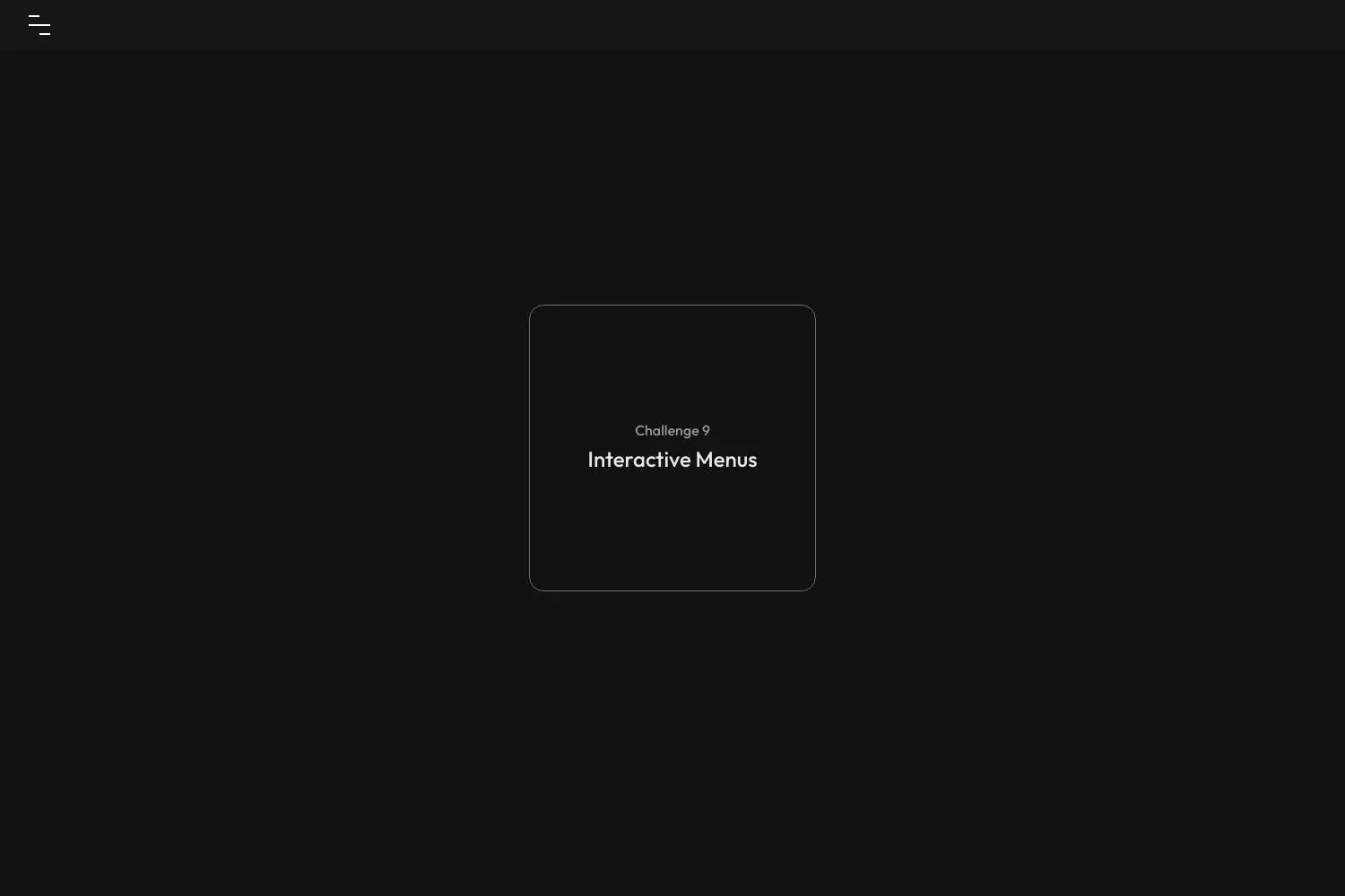 Transformer Menu Screen Fullscreen Navigation Menu - HyperFramer