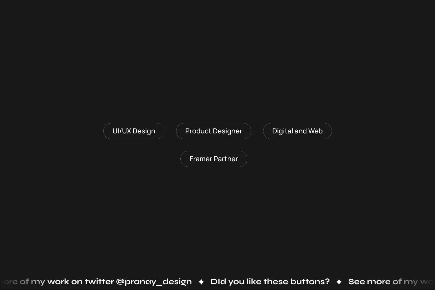 Fun Button Hovers - HyperFramer