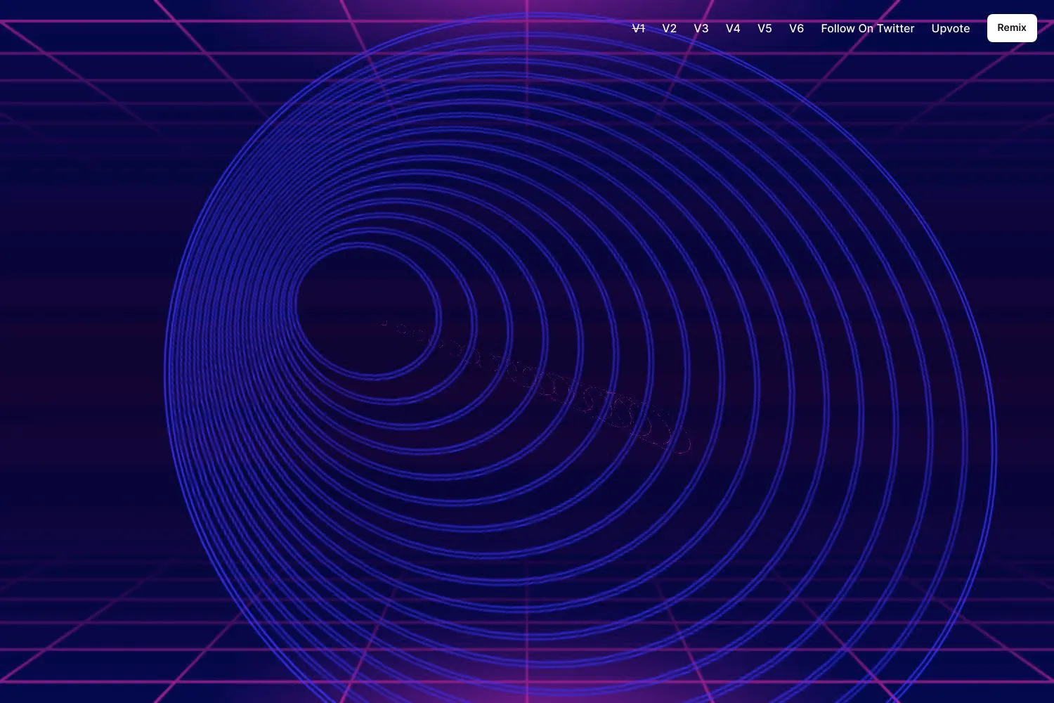 Synthwave Loop - HyperFramer